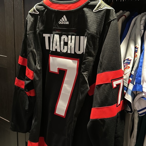 Brady Tkachuk Ottawa Senators adidas Home Primegreen Authentic NHL Jersey - Picture 9 of 11